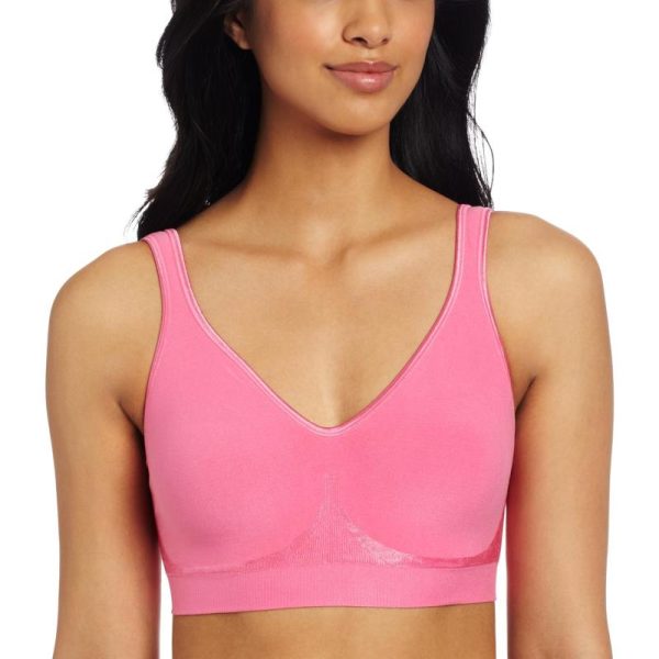 Bali Women’s Comfort Revolution Wirefree Bra With Smart Sizes Bra Voluptuous Pink Bali