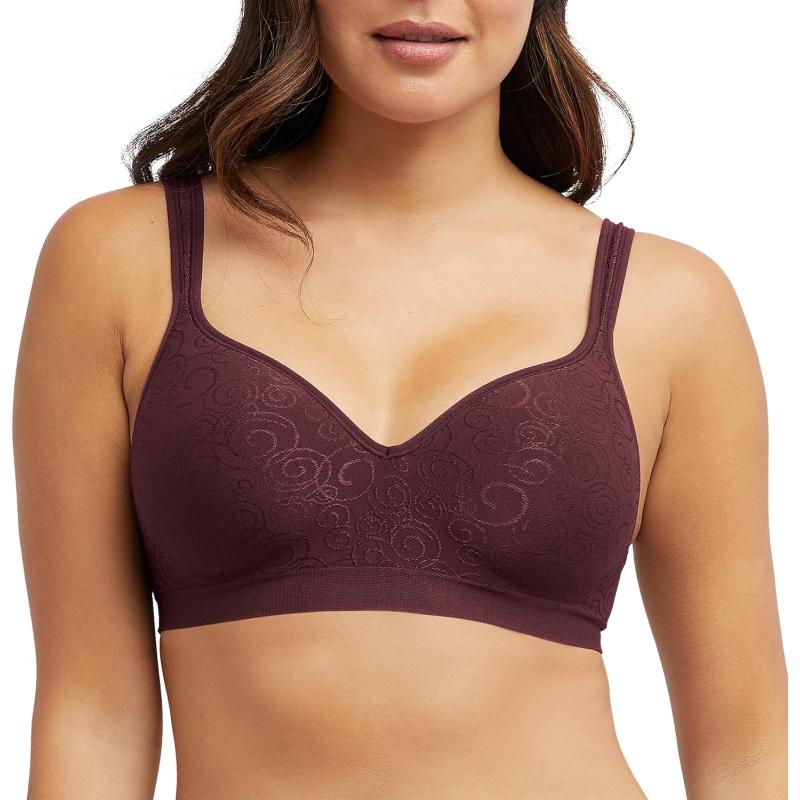 Bali Womens Comfort Revolution Wireless Bra Full Coverage Wirefree Bra Cool Comfort Fabric