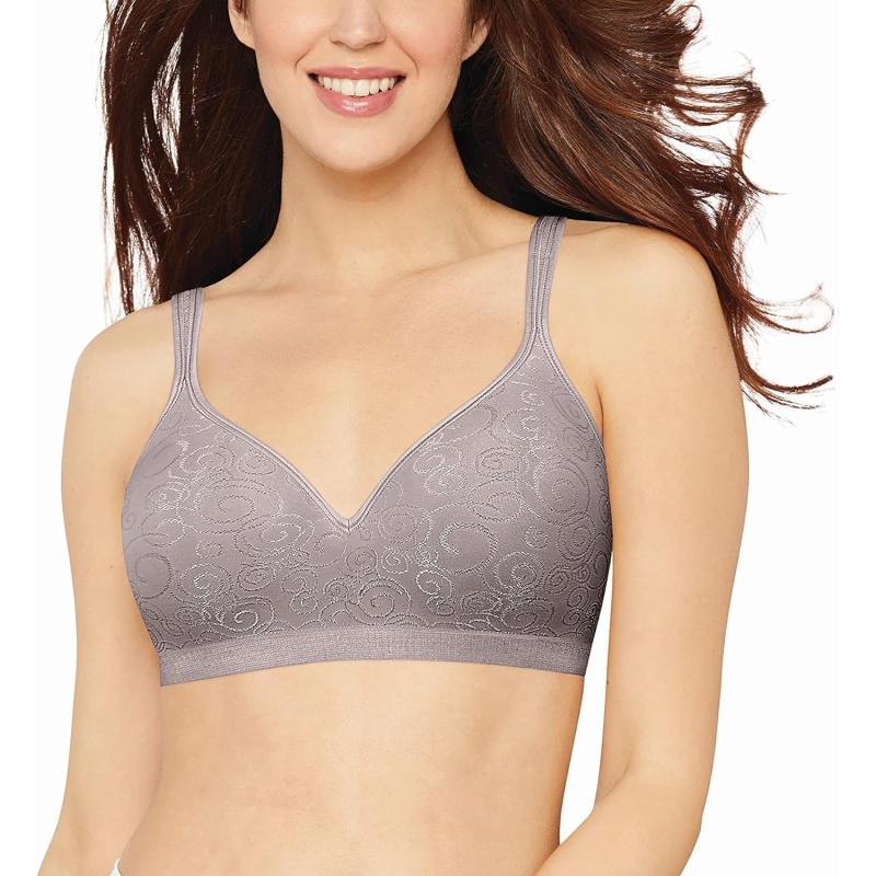 Bali Womens Comfort Revolution Wireless Bra Full Coverage Wirefree Bra Cool Comfort Fabric