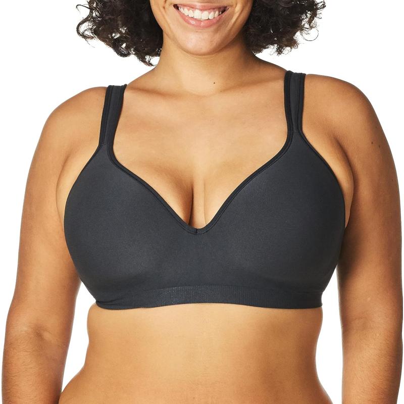 Bali Women’s Comfort Revolution Wireless Bra Full Coverage Wirefree Bra Cool Comfort Fabric